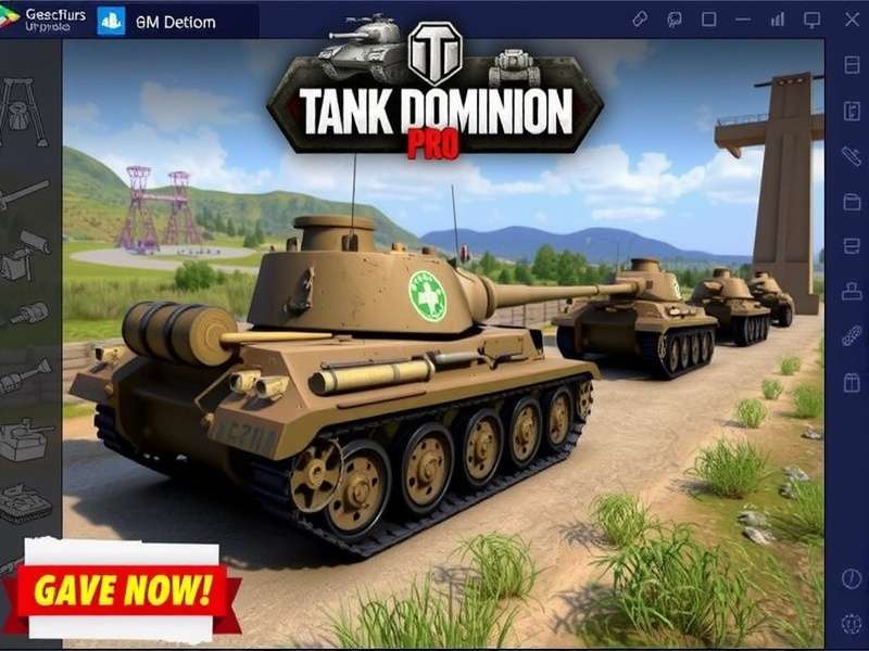 Tank Dominion Pro Game Screenshot